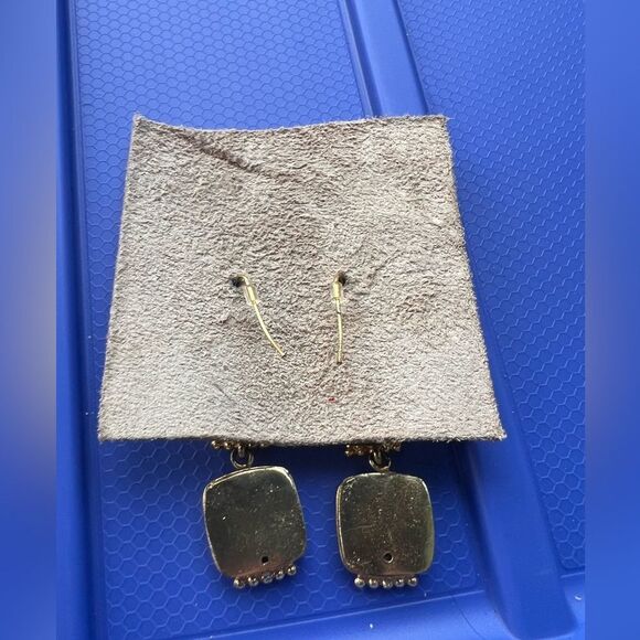 Anthropologie Llani Double Stone Drop Earrings - Picture 5 of 5